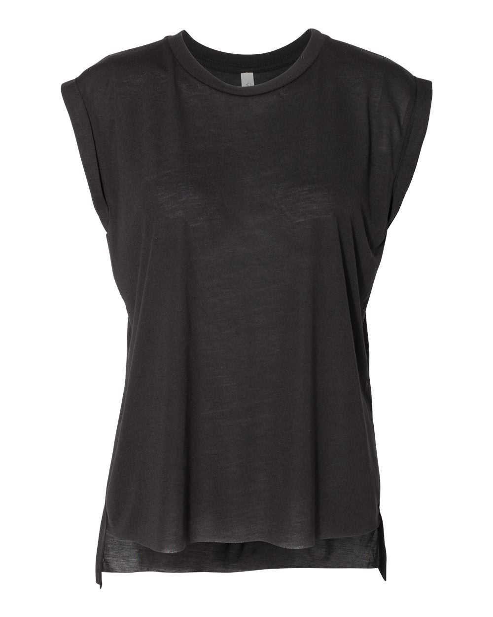 Bella+Canvas Women’s Flowy Rolled Cuffs Muscle T-Shirt
