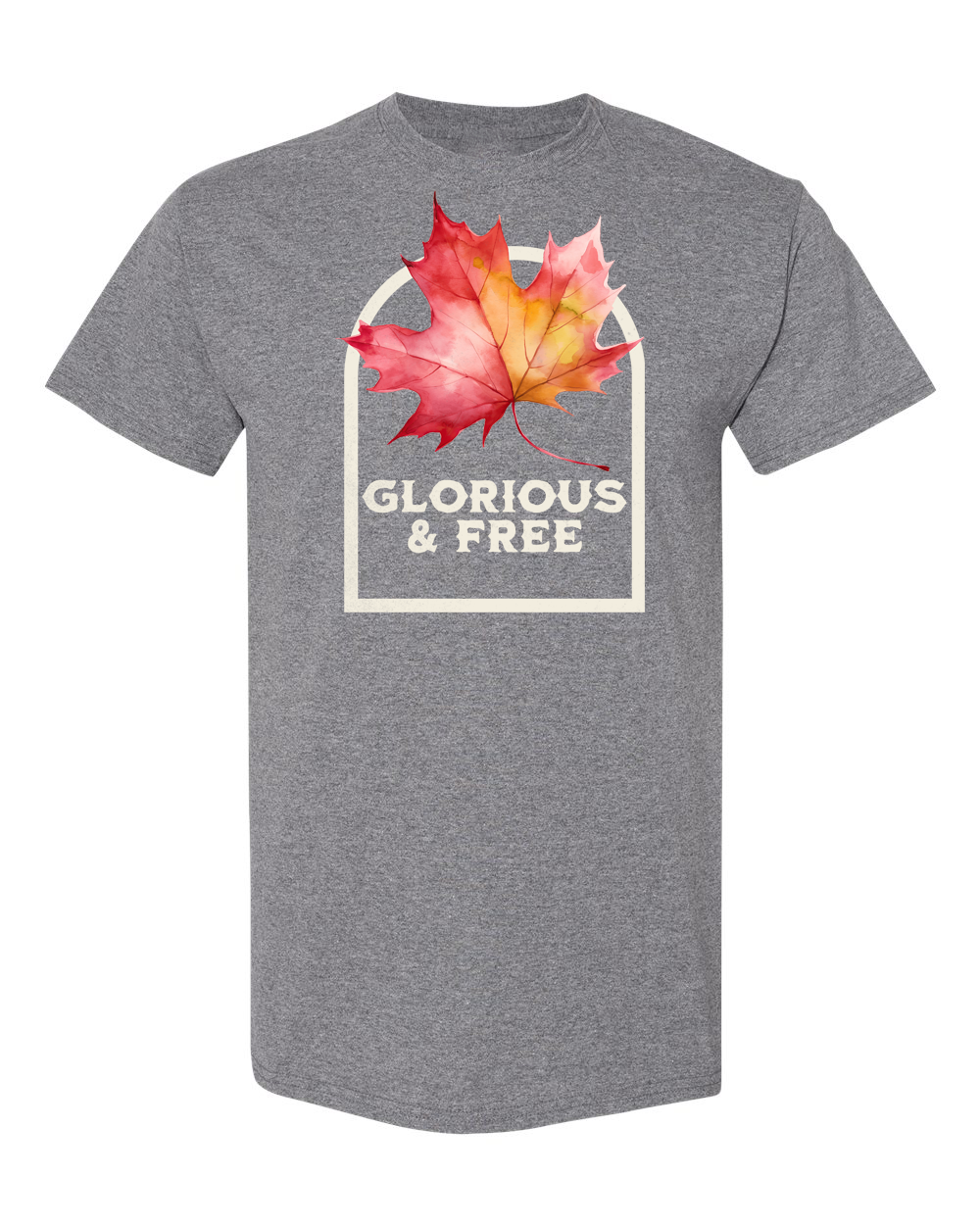 Glorious and Free T-Shirt Gray