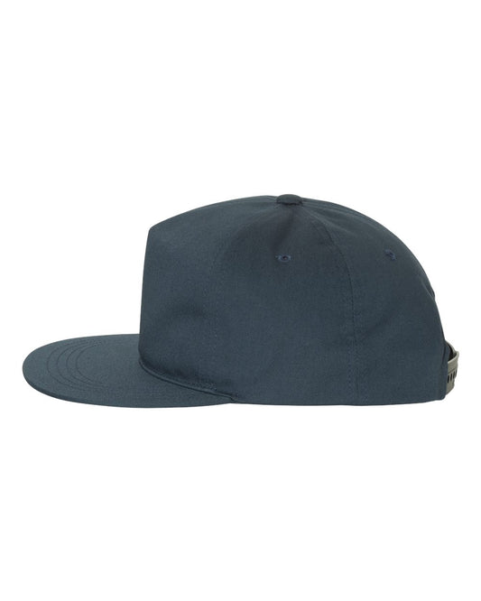 YP Classics Lightly-Structured Five-Panel Snapback Cap