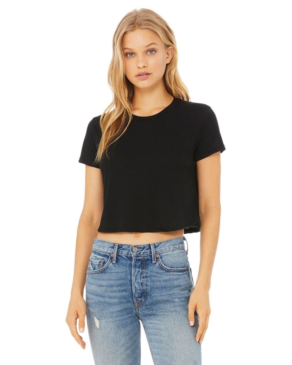 Bella+Canvas Women’s Flowy Crop T-Shirt