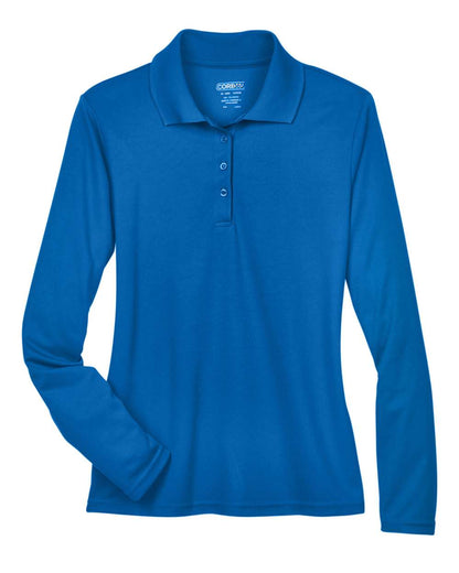 CORE365 Women's Pinnacle Performance Long Sleeve Piqué Polo