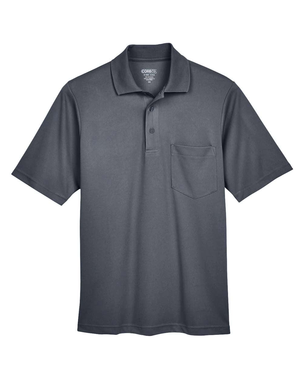 CORE365 Men's Origin Performance Piqué Polo with Pocket