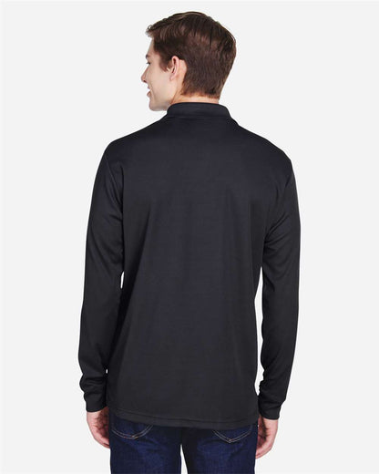 CORE365 Men's Pinnacle Performance Long Sleeve Piqué Polo with Pocket