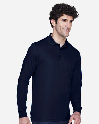 CORE365 Men's Tall Pinnacle Performance Long Sleeve Piqué Polo