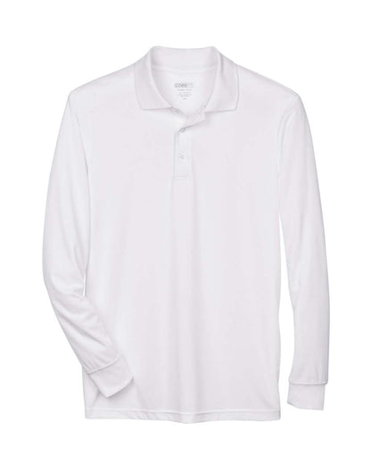 CORE365 Men's Pinnacle Performance Long Sleeve Piqué Polo