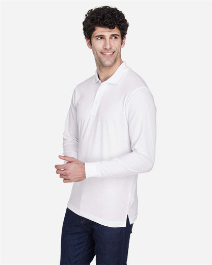 CORE365 Men's Pinnacle Performance Long Sleeve Piqué Polo