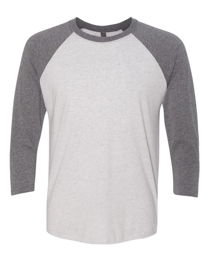 Next Level Unisex Triblend Three-Quarter Raglan Long Sleeve