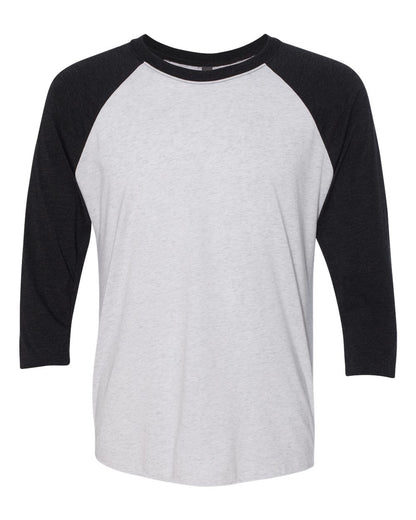 Next Level Unisex Triblend Three-Quarter Raglan Long Sleeve