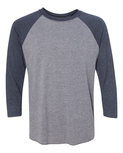 Next Level Unisex Triblend Three-Quarter Raglan Long Sleeve