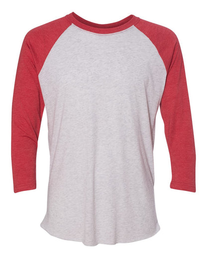 Next Level Unisex Triblend Three-Quarter Raglan Long Sleeve