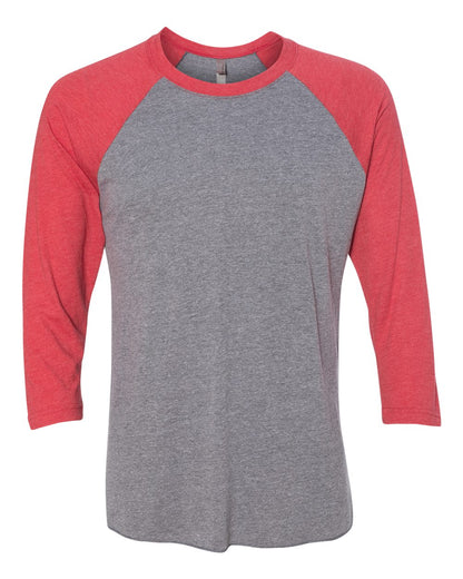 Next Level Unisex Triblend Three-Quarter Raglan Long Sleeve