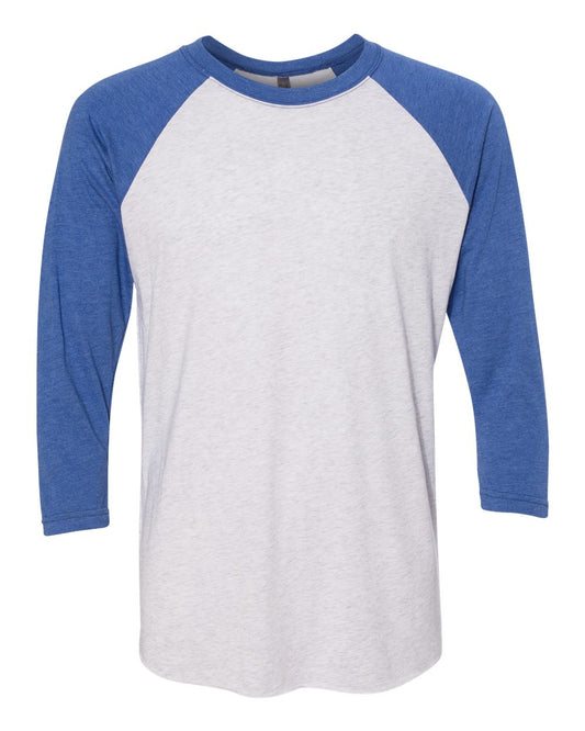 Next Level Unisex Triblend Three-Quarter Raglan Long Sleeve