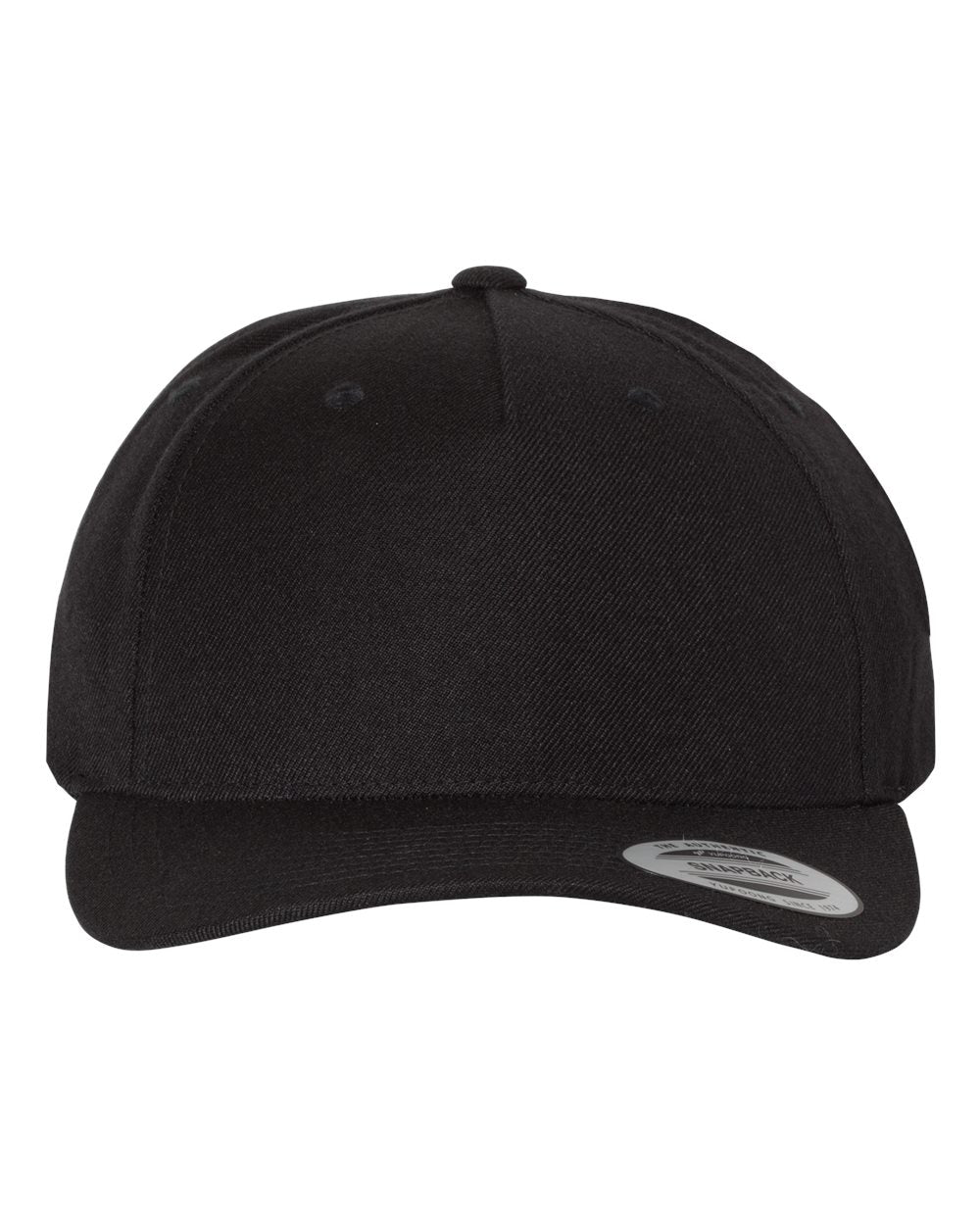 YP Classics Premium Five-Panel Curved Bill Snapback Cap
