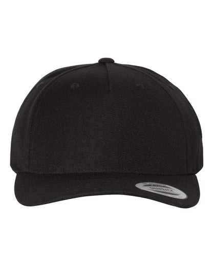 YP Classics Premium Five-Panel Curved Bill Snapback Cap
