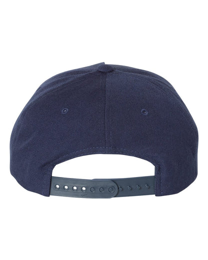 YP Classics Premium Five-Panel Curved Bill Snapback Cap