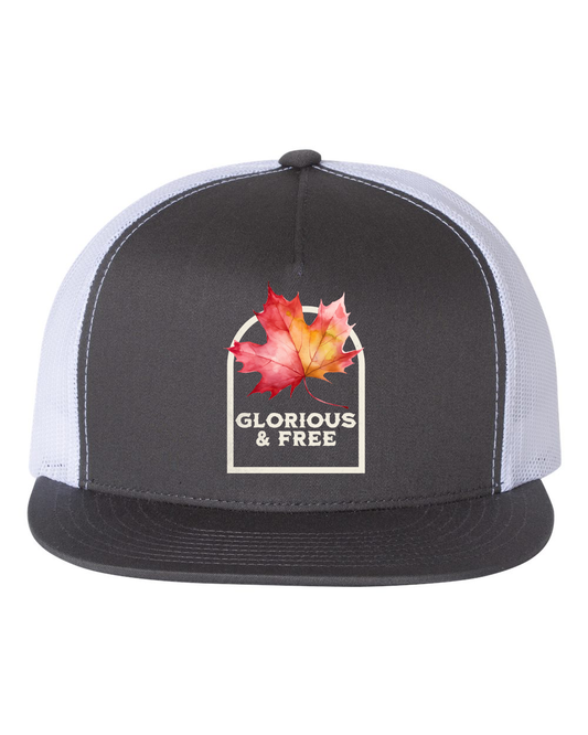 Glorious & Free Hat Charcoal/White